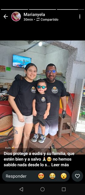 Eudis monsalve y familia