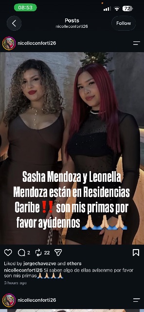 SASHA Y LEONELLA MENDOZA
