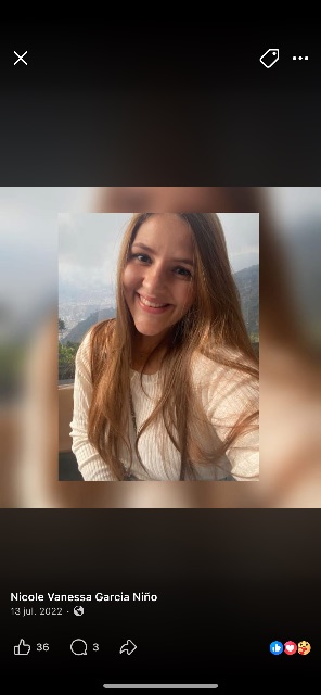 Nicole García nino