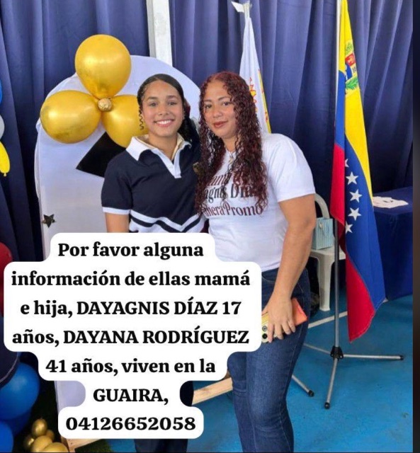 Dayagnis Díaz y Dayana Rodríguez