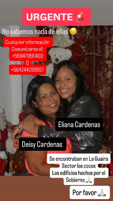 Deisy y Eliana cardenas