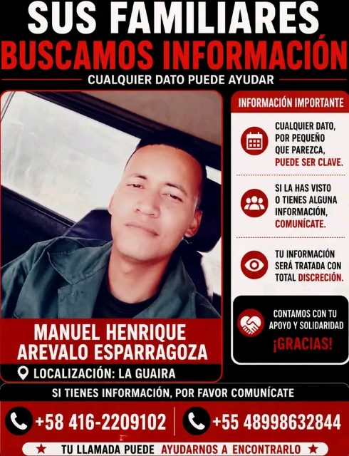 Manuel Enrique Arévalo esparragoza