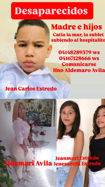 Adelmari Avila y sus hijos