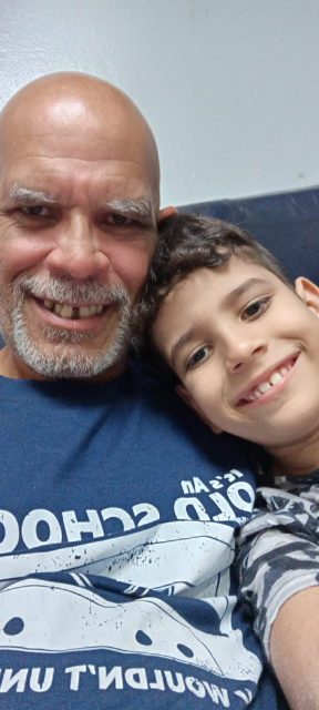 Alejandro Díaz y su hijo Manuel Díaz