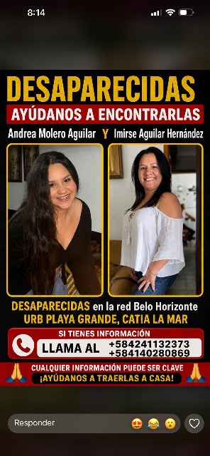 André molero y Imirse Aguilar
