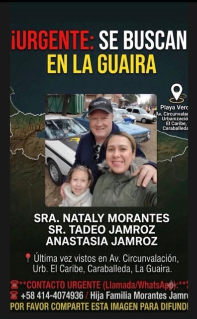 Nataly Morantes. Tadeo Jamroz. Anastasia Jamroz.