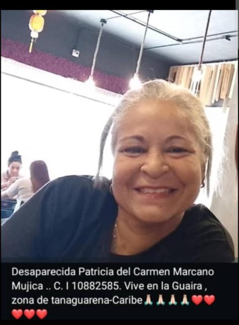 Patrias Del Carme Marcano Mujica