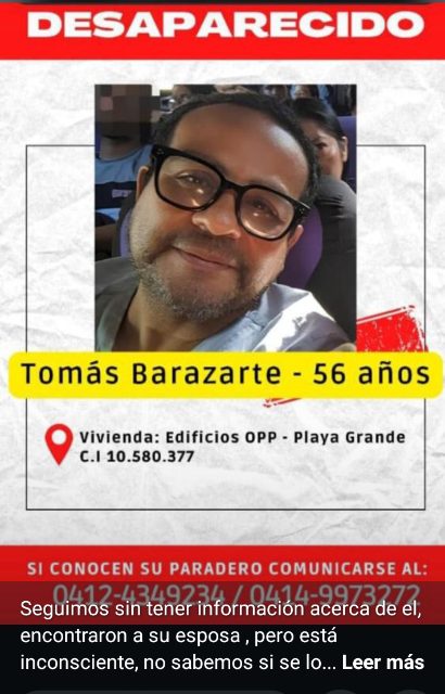 Tomas Ramón barazarte Gonzáles