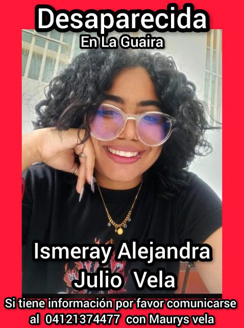 Ismeray Alejandra julio vela