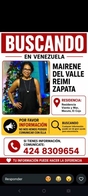 Mairene del valle Reini Zapata
