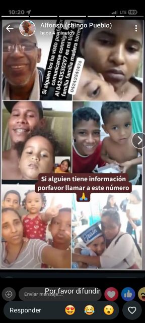 Sergio madera y familia