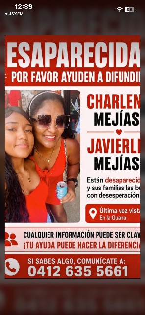 Charlene Mejias y Javierlys Mejias