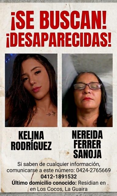 Nereida Ferrer y kelina Rodríguez
