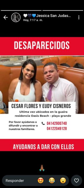Cesar Flores Y Eudys Cisneros