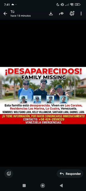 Wolfgang Lara y flia