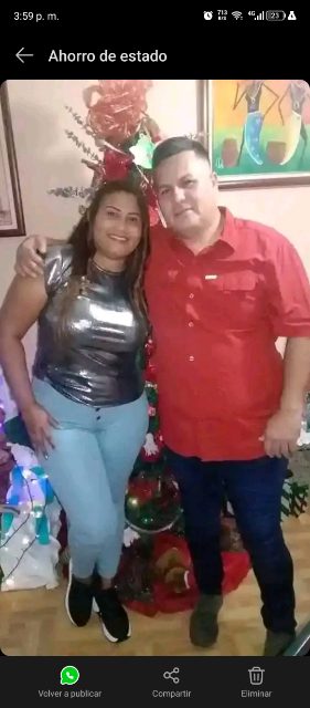 Thairy Nápoles y victor briceño