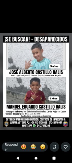 José Alberto castillo dalis y Manuel Eduardo castillo dalis