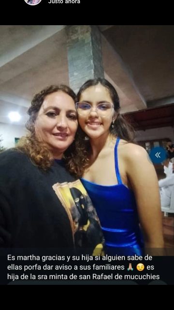 Martha García y Valentina Salcedo