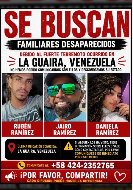 Daniela Ramírez, Jairo Ramírez, Rubén Ramírez