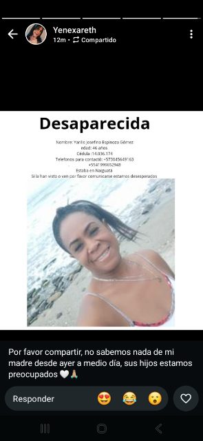Yarilis Josefina Espinoza Gomez