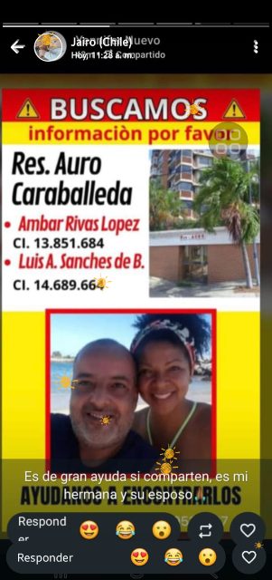 Ambar Rivas y Luis Berardino
