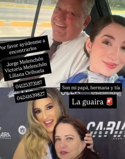 Jorge y Victoria Melenchon, Liliana Orihuela