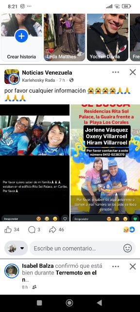 Jorlene Vasquez,oxeny Villarroel,Hiram Villarroel