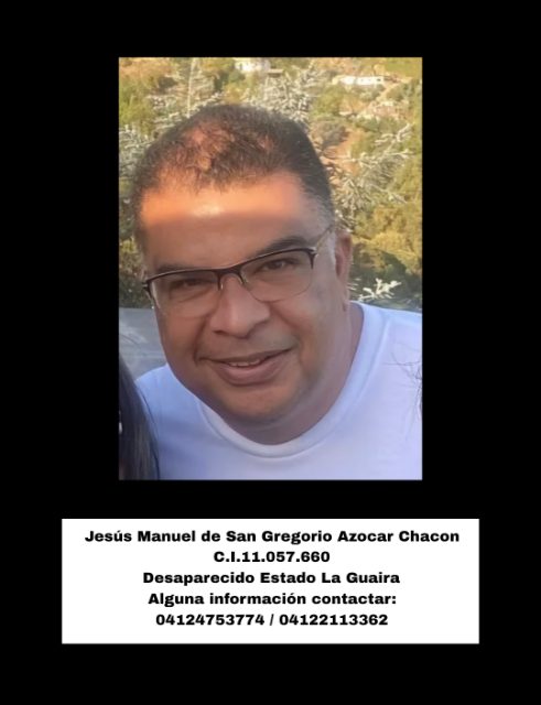 Jesús Manuel de San Gregorio Azocar Chacon