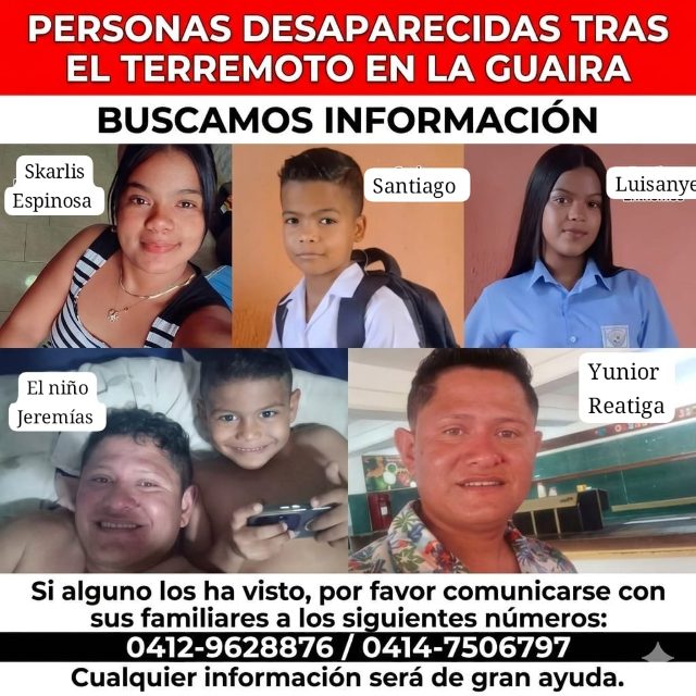 Yunior, Skarle, Jeremia, Santiago, Luisanyelis