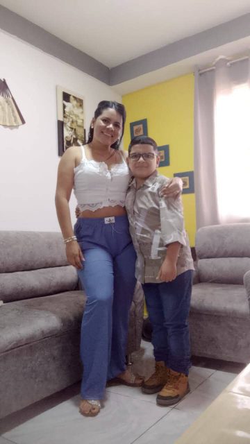 damyis Ortiz y William segura