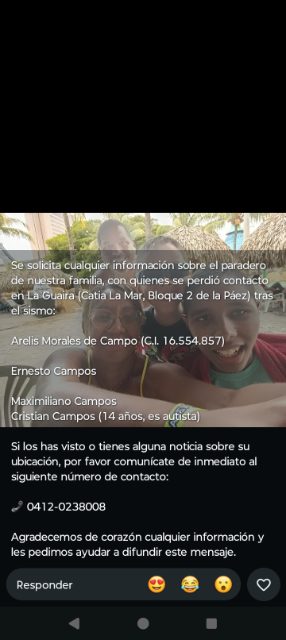 Familia campos morales.