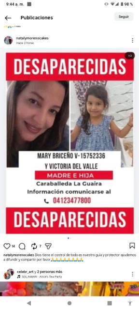 Mary Briceño y Victoria del valle
