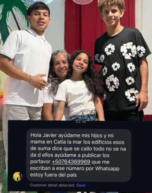 MIRIAM FERNANDEZ, HILLARY LADERA, JONATHAN HIDALGO, REILER CAATILLO.