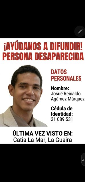 JOSUE REINALDO AGAMEZ MARQUEZ