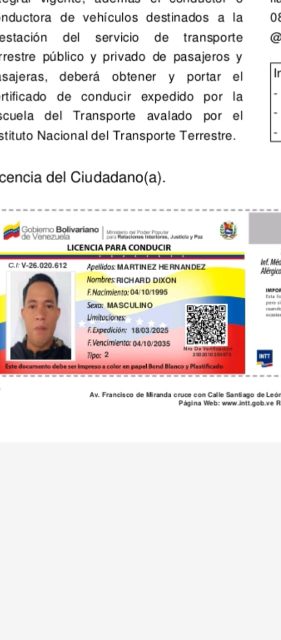 Richard Dixon Martinez Hernández