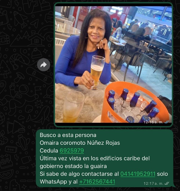 Omaira coromoto nuñez rojas