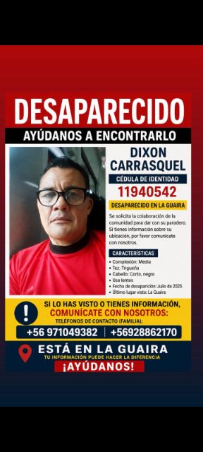 Dixon Jose carrasquel