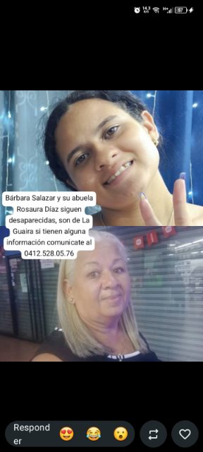 Barbara Salazar y Rosaura Díaz