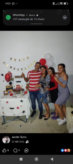 Javier Soto,neilimar soto,arianny Soto y mayelin