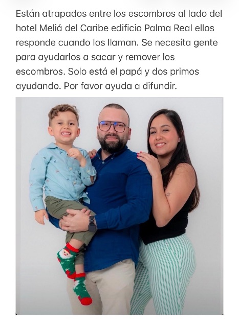 Jofram Galipolli y Oriana Brache y su bebe