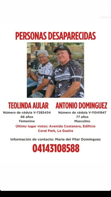 Teolinda Aular y Antonio Domínguez