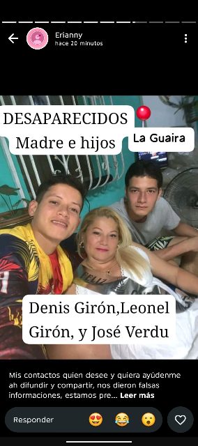 Dennis Girón, Leonel Girón y José verdu