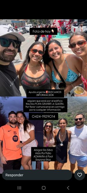 Abigail Da Silva, Aldo porfiado, Azahara d pool, Dayana Diaz