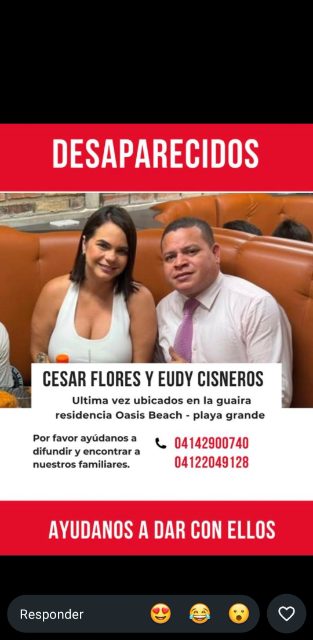 Cesar flores y eudy sisnero
