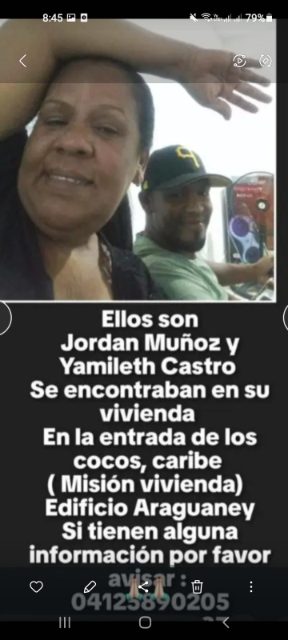 Jordan Muñoz y Yamileth castro