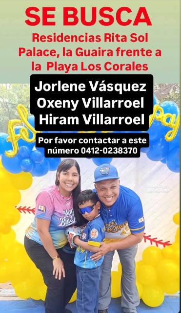 Jorlene Vásquez,oxeny villaroel,Hiram villaroel