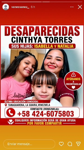 Cinthya Isabella y nathalia