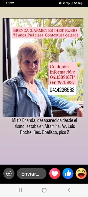 Brenda Rubio( Carmen Esther Rubio)