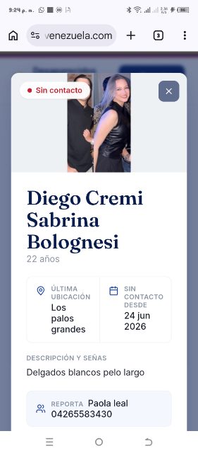 Diego Cremi y Sabrina Boloegci