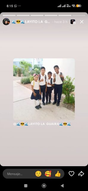 La mamá se llama delismar